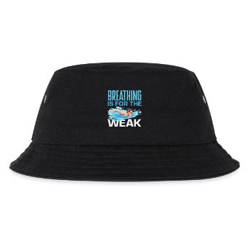 Lustige Schwimmer Sprüche & Schwimmverein Design - Kinder Bucket Hat - Schwarz - Vorne