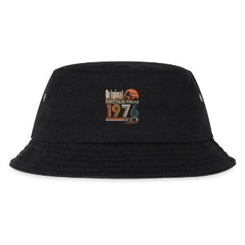 Jahrgang 1976 Vintage Geburtstag Geschenk Retro - Kinder Bucket Hat - Schwarz - Vorne