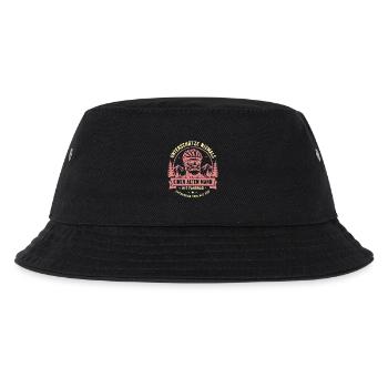 Unterschätze niemals alten Mann mit Fahrrad - Kinder Bucket Hat - Schwarz - Vorne