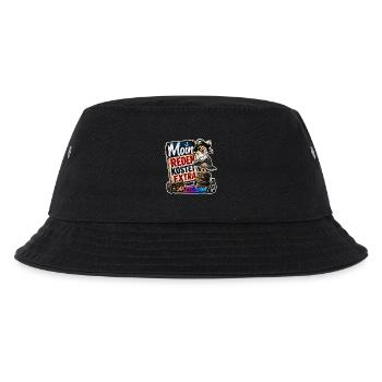 Moin Piratenmöwe - Kinder Bucket Hat - Schwarz - Vorne
