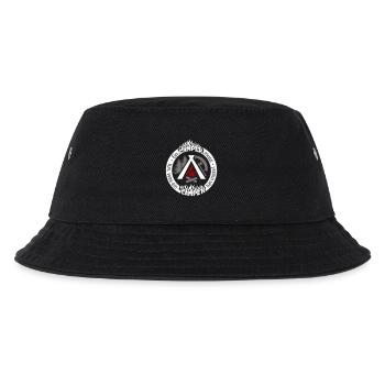 Camper cooler Spruch weiss - alle Farben änderbar - Kinder Bucket Hat - Schwarz - Vorne