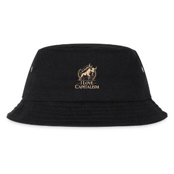 I Love Capitalism Unternehmer Aktien Kapitalismus - Kinder Bucket Hat - Schwarz - Vorne