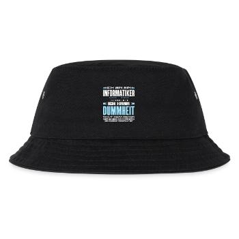 Informatiker Dummheit Reparieren - Kinder Bucket Hat - Schwarz - Vorne