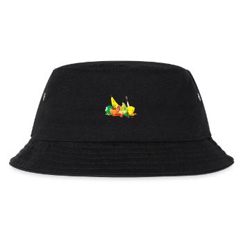 Ermordetes Obst - Kinder Bucket Hat - Schwarz - Vorne