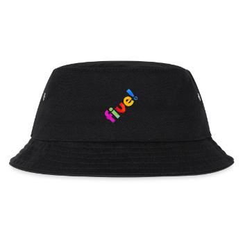 FÜNF 5 JAHRE 5. GEBURTSTAG - Kinder Bucket Hat - Schwarz - Vorne