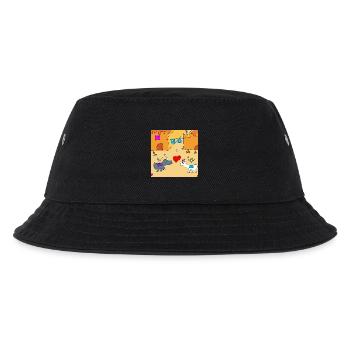 Kuoro-Schlacht an der Burg - Kinder Bucket Hat - Schwarz - Vorne