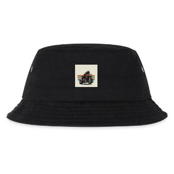 Die Kunst des Motorradfahrens - Kinder Bucket Hat - Schwarz - Vorne