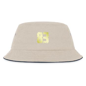 83 Number Vintage - Kids’ Bucket Hat - ecru/navy - Front