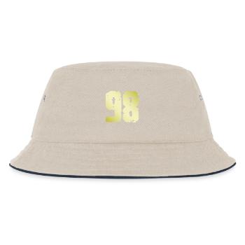 98 Number Vintage - Kids’ Bucket Hat - ecru/navy - Front