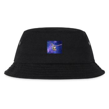 Cute tabby cat in outer space - Kids’ Bucket Hat - black - Front