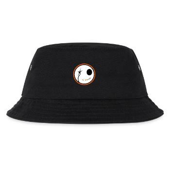 Halloween Totenschädel - Kinder Bucket Hat - Schwarz - Vorne