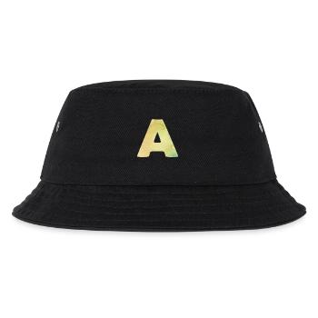 Der Buchstabe A - Kinder Bucket Hat - Schwarz - Vorne