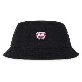 Sheep Couple Love Valentine's Day - Kids’ Bucket Hat - black - Front