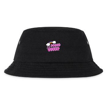 Proud to be Queer LGBT Rainbow Gay Shirt - Kids’ Bucket Hat - black - Front