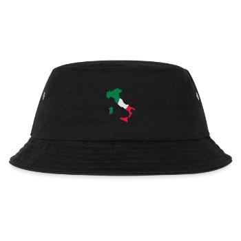 Italien - Kinder Bucket Hat - Schwarz - Vorne
