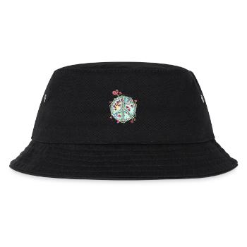 Peace - Kinder Bucket Hat - Schwarz - Vorne
