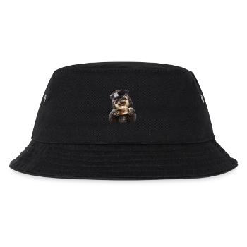 Burger Polizei - Kinder Bucket Hat - Schwarz - Vorne