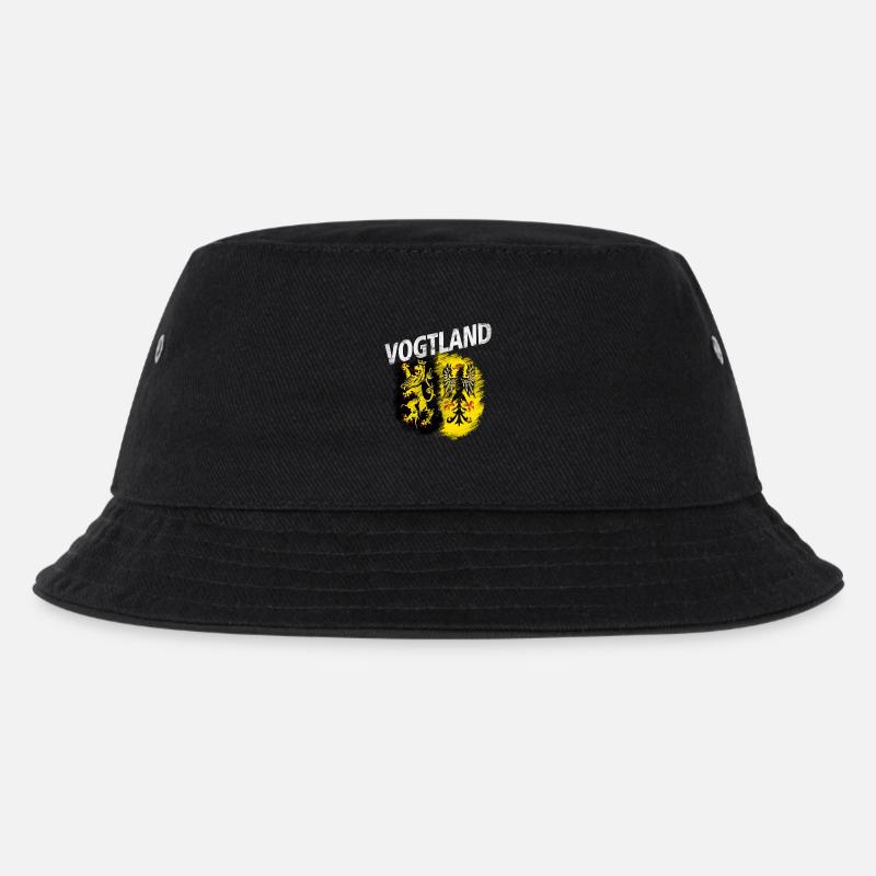 Vogtland - Kinder Bucket Hat - Schwarz