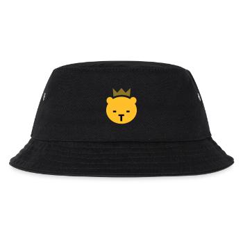 Berliner Bär - Kinder Bucket Hat - Schwarz - Vorne