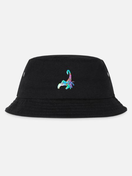 Bunter Skorpion - Kinder Bucket Hat - Schwarz