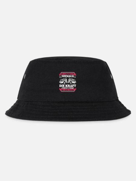 lkw frau - Kinder Bucket Hat - Schwarz