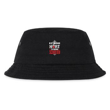 Sanitäter - Im Rettungswagen hört dich.. - T-Shirt - Kinder Bucket Hat - Schwarz - Vorne