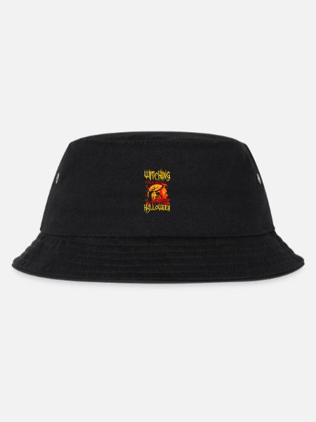 Witching you a hunted Halloween - Kids’ Bucket Hat - black