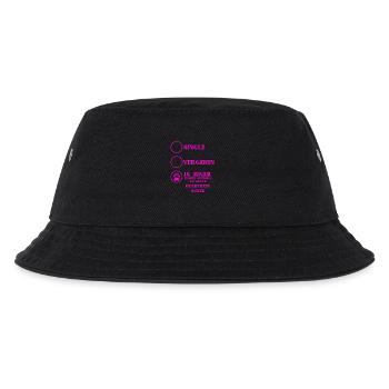 Beziehung Katzen liebe CHARTREUX KATZE - Kinder Bucket Hat - Schwarz - Vorne