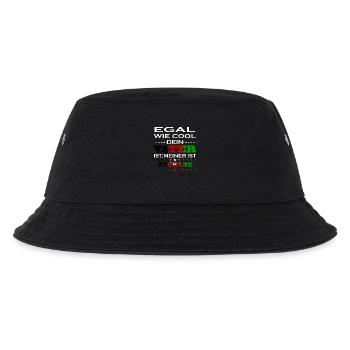 Egal wie cool vater geschenk ist Afghanistan - Kinder Bucket Hat - Schwarz - Vorne