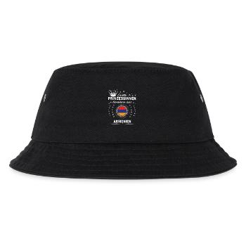 Heimat Prinzessinnen kommen ARMENIEN - Kinder Bucket Hat - Schwarz - Vorne