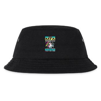 MFA Prinzessin - Einhorn Kardio Glitzer - Kinder Bucket Hat - Schwarz - Vorne