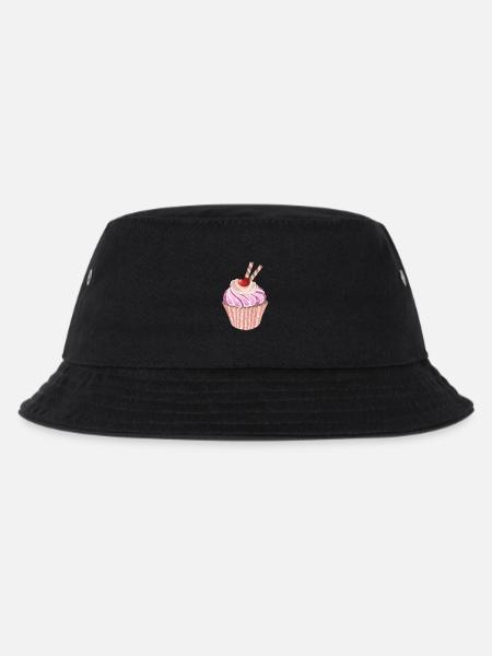 Cupcake - Kinder Bucket Hat - Schwarz
