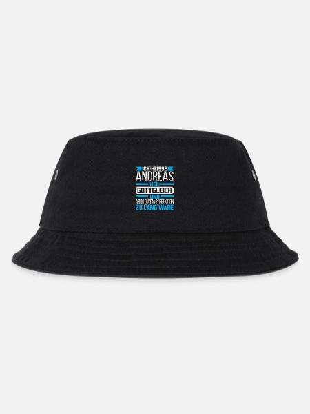 ANDREAS - Gottgleich - Kinder Bucket Hat - Schwarz