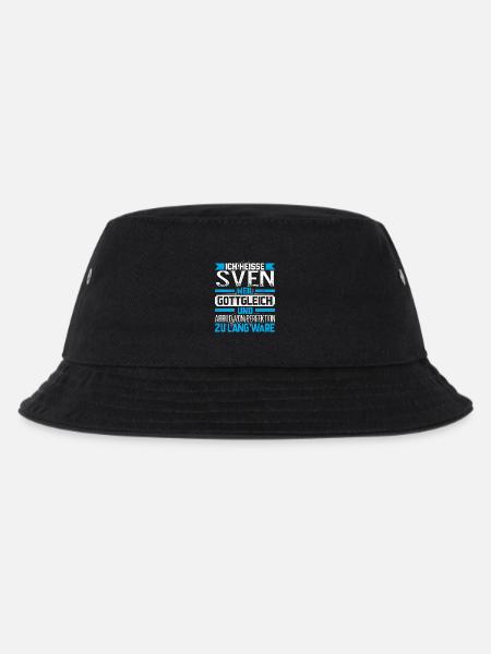 SVEN -Gottgleich - Kinder Bucket Hat - Schwarz