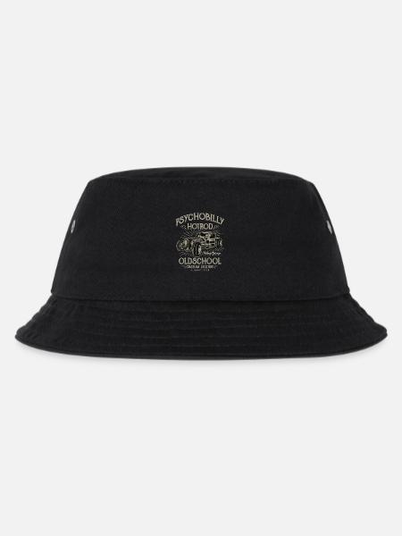 Psychobilly Hotrod - Kinder Bucket Hat - Schwarz