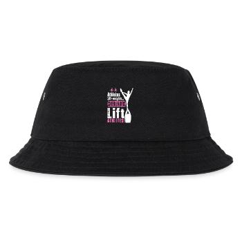 Cheerleader Cheerleading Athlet Cheer Geschenk - Kinder Bucket Hat - Schwarz - Vorne