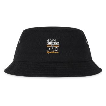 Respecter l'existence ou attendre à une résistance shirt - Bob Enfant - noir - Devant