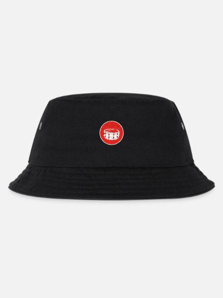 Gift drums drum drum - Kids’ Bucket Hat - black