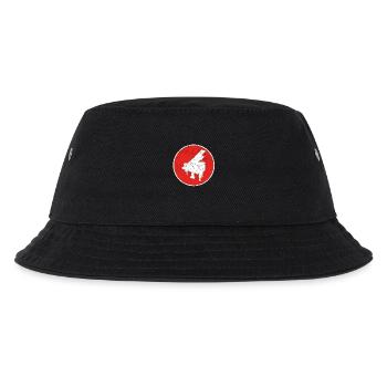 Gift piano piano - Kids’ Bucket Hat - black - Front