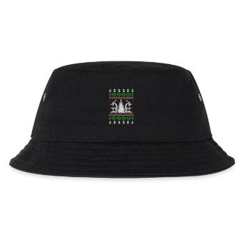 chemistry science ugly christmas - Kinder Bucket Hat - Schwarz - Vorne