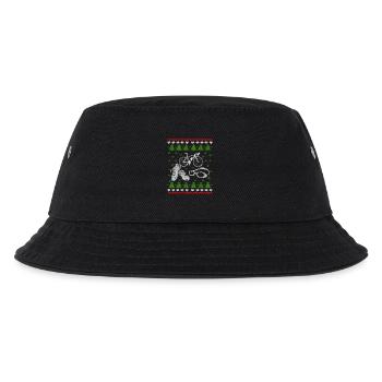 Triathlon Ugly Christmas Jumper Triathlete - Kinder Bucket Hat - Schwarz - Vorne