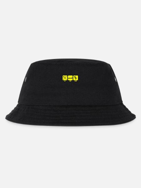 Sport climb climber climb Christmas Christmas - Kids’ Bucket Hat - black