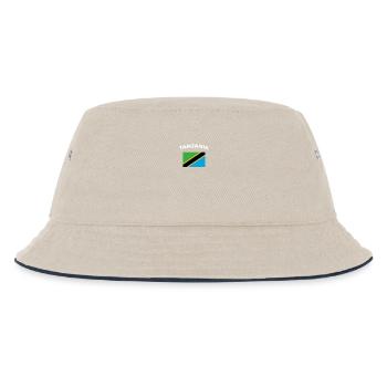 J'adore les racines d'amour de la maison de la maison TANZANIE - Bob Enfant - blanc cassé/bleu marine - Devant