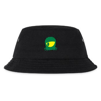 GREEN KRAKEN Ozean Meer Tentakel-Monster ALIEN! - Kinder Bucket Hat - Schwarz - Vorne