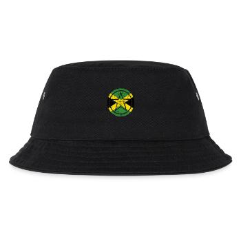 wurzeln stern heart love heimat Jamaica png - Kinder Bucket Hat - Schwarz - Vorne