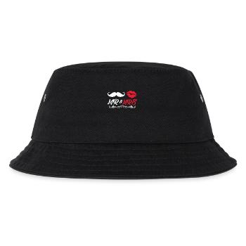 Mr & Mrs Valentinstag Geschenk Liebe Paare - Kinder Bucket Hat - Schwarz - Vorne