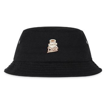 I love you latte t shirt, I love you coffee - Kids’ Bucket Hat - black - Front