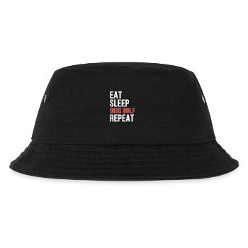 Mangez le sommeil Repeat Disc golf - Cadeau drôle - Bob Enfant - noir - Devant