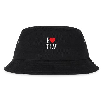 J'aime Tlv Tel-Aviv avec les Juifs en détresse de coeur - Bob Enfant - noir - Devant