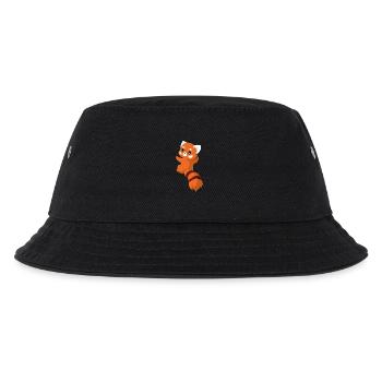 Roter Panda - Katzenbär - Niedlich - Geschenk - Kinder Bucket Hat - Schwarz - Vorne